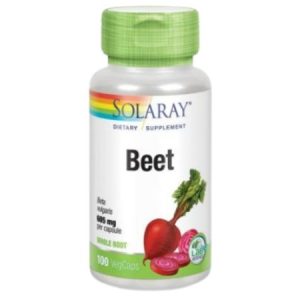 Beet Root Remolacha SinGluten Vegan 100caps Solaray