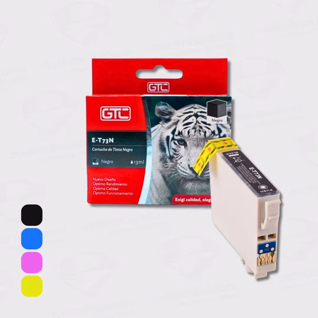 Cartucho Alternativo GTC Epson T073 – Calidad y Mayor Rendimiento