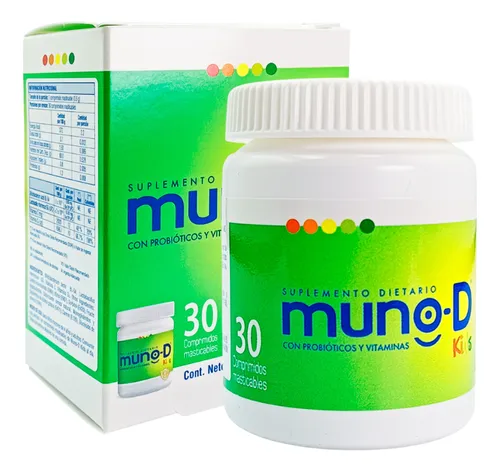 MUNO D KIDS X 30TBS MAST (PROBIOTICOS+VITAMINAS) - Imagen 2