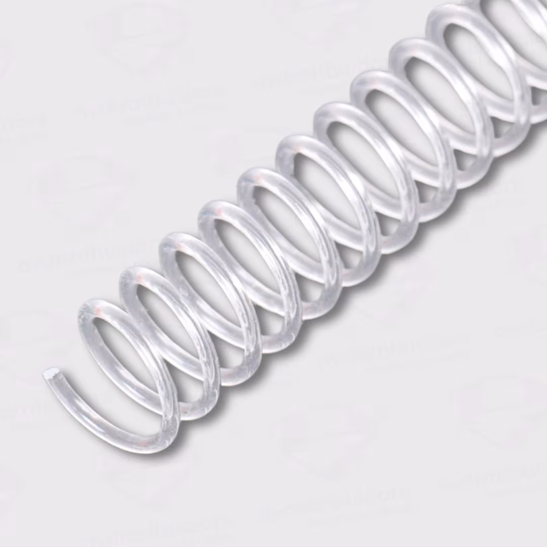Espiral Plástico De PVC Dasa 50MM – Hasta 500 Hojas – Paquete x 6 Unidades – Excelencia y Calidad En Encuadernación