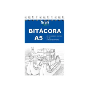 BLOCK BITACORA A5 90 GR –  GRAFIPAPEL