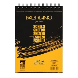 BITACORA SCHIZZI A4 120H 90GRM FABRIANO